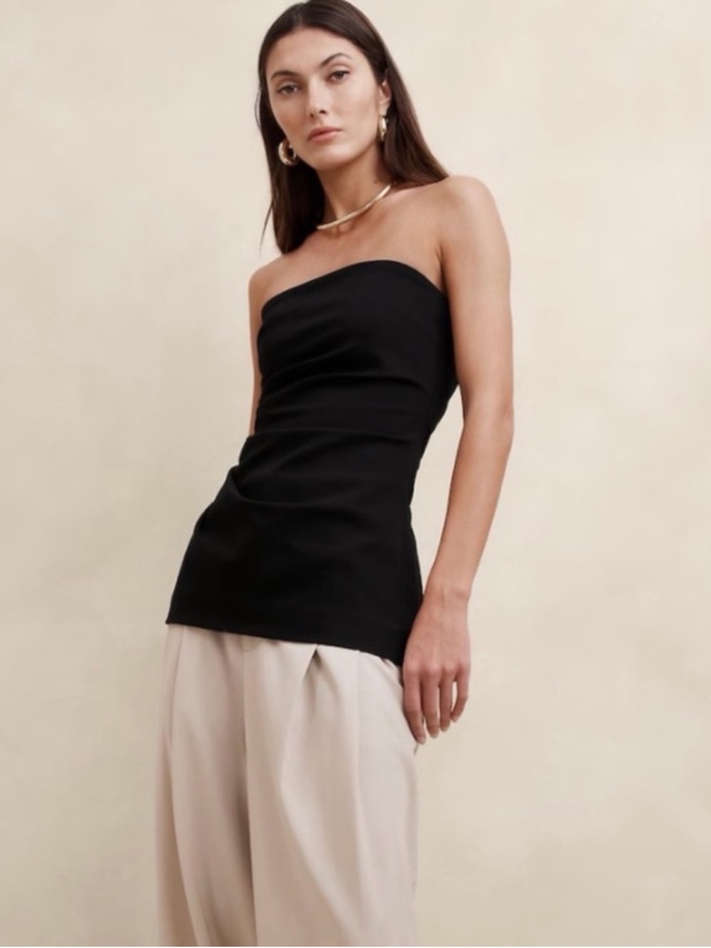 Banana Republic Strapless Black Tube Top